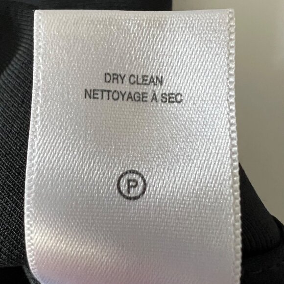 ALC Womens Cate Sleeveless Colorblock Top Black White Draped Cowl Neck size 2 - Picture 14 of 15